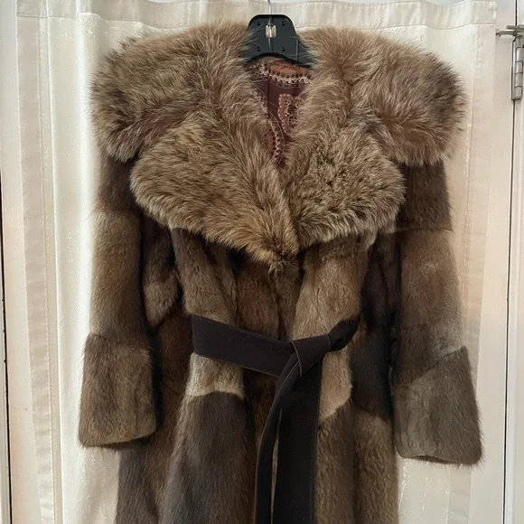 Jackets & Coats | Vintage Fur Jacket Circa 198s | Poshmark